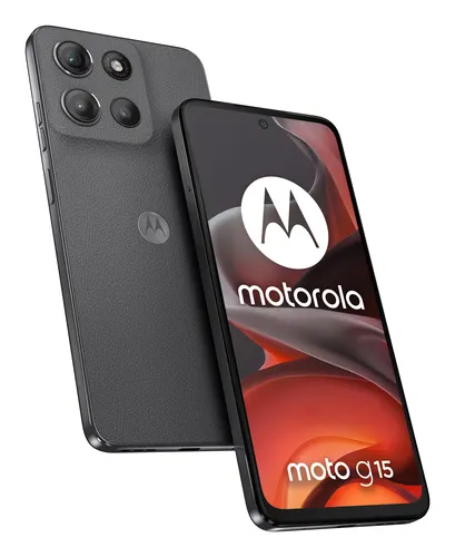 Motorola moto g15 17,1 cm (6.72") Dual SIM Android 15 4G USB Type-C 8 GB 128 GB 5200 mAh Szary