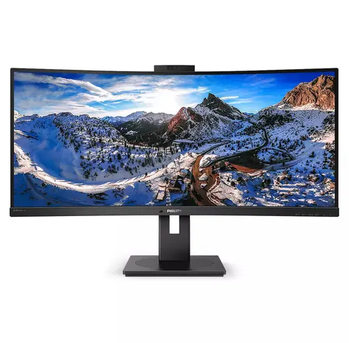 Philips P Line 346P1CRH/00 monitor komputerowy 86,4 cm (34") 3440 x 1440 px UltraWide Quad HD LED Czarny