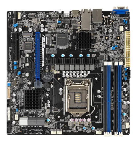 Płyta Serwerowa ASUS P12R-M/10G-2T/ASMB10 LGA-1200 C252 4*DIMM 1*PCIe x8 slot 1*PCIe 16 slot 6*SATA ports 1*M2 1 x Dual Port Intel X710-AT2 + 1 x Mgmt LAN ASMB10 MICROATX