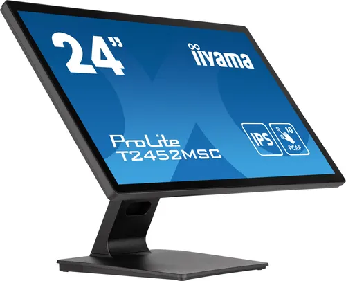 iiyama ProLite T2452MSC-B1 monitor komputerowy 60,5 cm (23.8") 1920 x 1080 px Full HD LCD Ekran dotykowy Przeznaczony dla wielu użytkowników Czarny