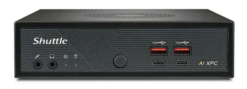 Shuttle Slim AI PC DN11H9 Wielkość PC 1.35L Czarny 185H Intel SoC
