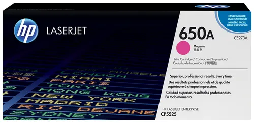 HP 650A oryginalny wkład z purpurowym tonerem LaserJet