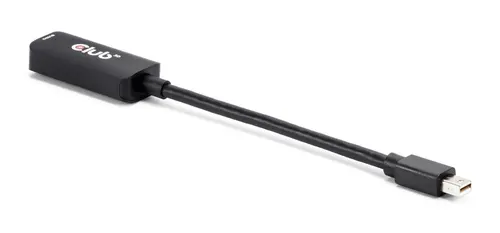 CLUB3D CAC-1188 adapter kablowy 0,09 m Mini DisplayPort HDMI Czarny