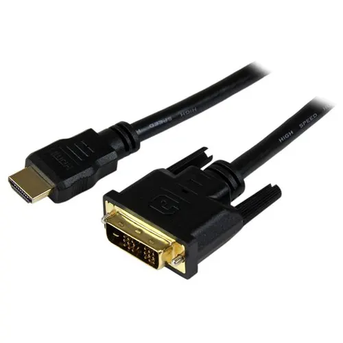 StarTech.com HDDVIMM150CM adapter kablowy 1,5 m HDMI DVI-D Czarny