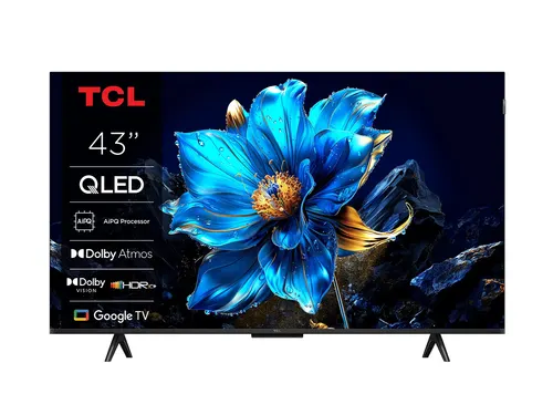 TCL T69C 43T69C Telewizor 109,2 cm (43") 4K Ultra HD Smart TV Wi-Fi Czarny 350 cd/m²
