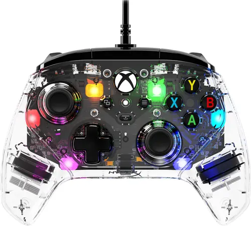 HyperX Clutch Gladiate – przewodowy kontroler do gier z podświetleniem RGB – Xbox