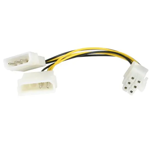 StarTech.com LP4PCIEXADAP wewnętrzny kabel zasilający 0,153 m