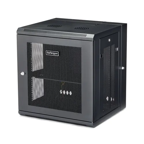 StarTech.com RK12WALHM stojak 12U Szafa wisząca Czarny