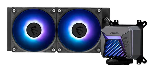 MSI MAG Coreliquid A15 240 Płyta główna, Procesor Chłodnica cieczy all-in-one 12 cm Czarny 1 szt.
