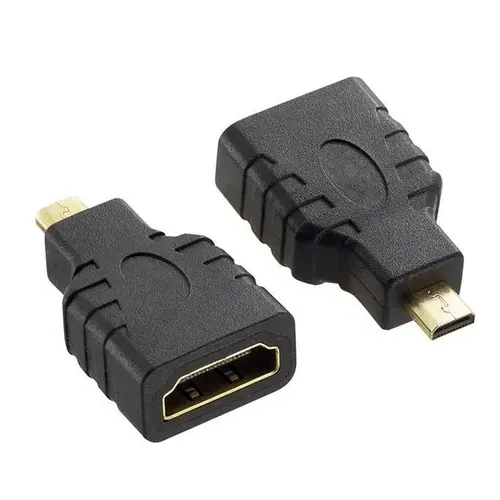 Techly Micro D HDMI - HDMI M/F Micro HDMI D Czarny