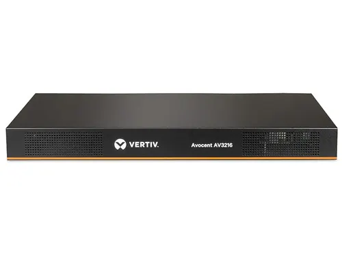 Vertiv Avocent AV 3216 przełącznik KVM Możliwości montowania w stelażu Czarny