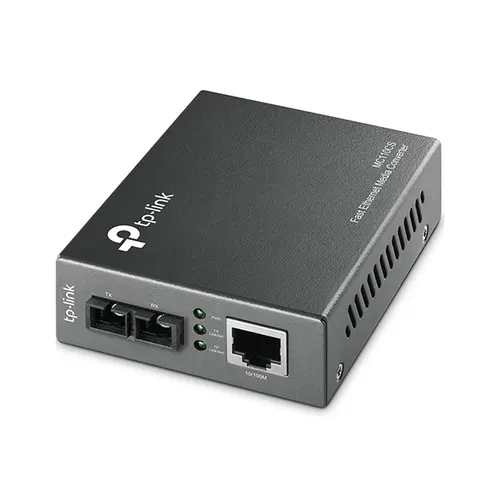 TP-Link Omada MC110CS konwerter sieciowy 100 Mbit/s 1310 nm Pojedynczy Czarny