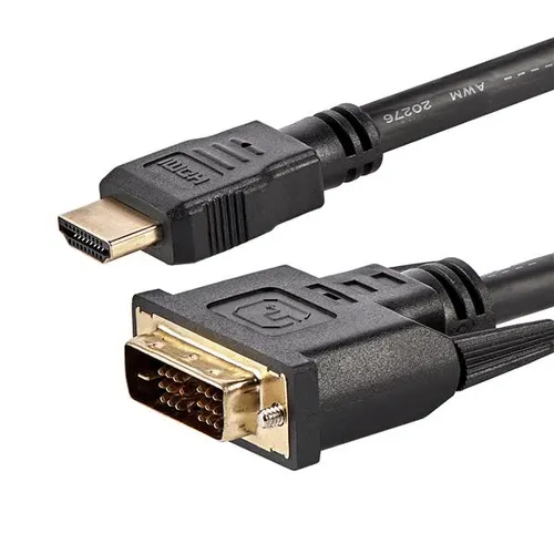 StarTech.com HDMIDVIMM6 adapter kablowy 1,8 m HDMI DVI-D Czarny
