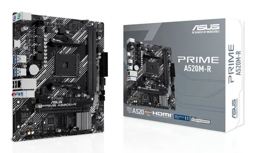 ASUS PRIME A520M-R AMD A520 Socket AM4 micro ATX