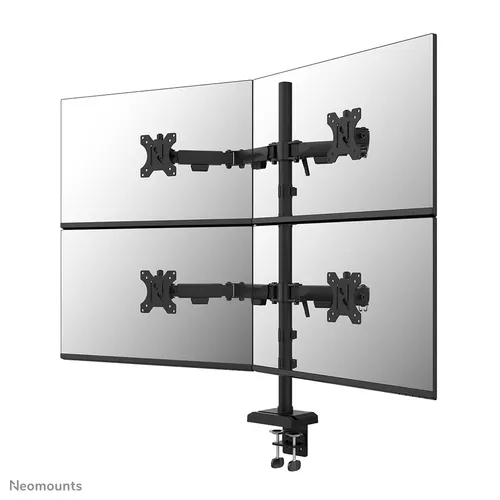 Neomounts DS60-600BL2-2 uchwyt / stojak do monitorów 81,3 cm (32") Biurko Czarny