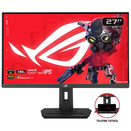 ASUS XG27UCS monitor komputerowy 68,6 cm (27") 3840 x 2160 px 4K Ultra HD LCD Czarny