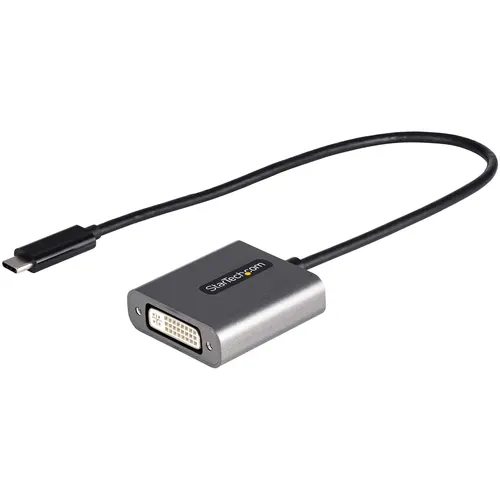 StarTech.com CDP2DVIEC zewnętrzna karta graficzna usb 1920 x 1200 px Czarny, Srebrny