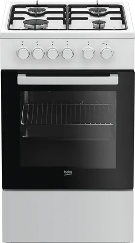 Beko FSS52020DW Kuchenka wolnostojąca Prąd elektryczny Gaz Biały