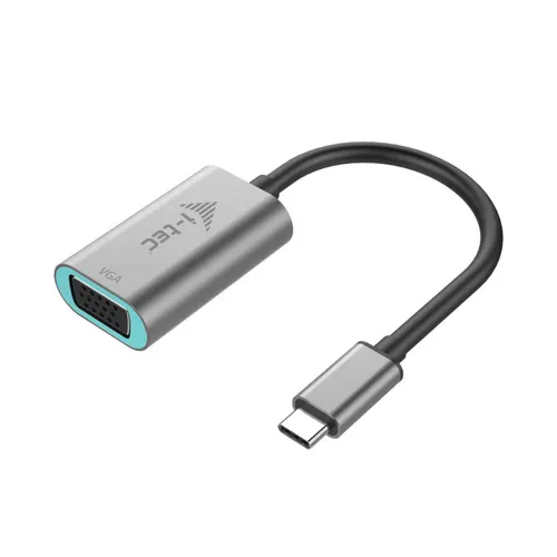 i-tec Metal C31METALVGA60HZ adapter kablowy 0,15 m USB Type-C VGA (D-Sub) Szary
