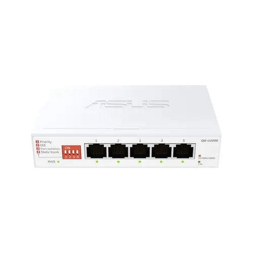 ASUS QG-U1050 Nie zarządzany 2.5G Ethernet (100/1000/2500) Biały