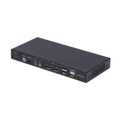 StarTech.com P2ADD121D-KVM-SWITCH przełącznik KVM Czarny