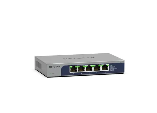 NETGEAR MS105-100EUS przełącznik sieciowy Nie zarządzany 2.5G Ethernet (100/1000/2500) Obsługa PoE 1U