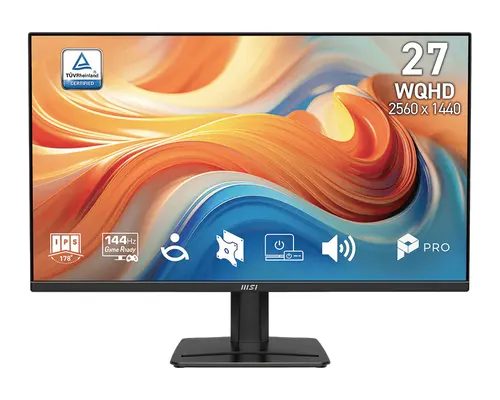MSI Pro MP275Q E14 monitor komputerowy 68,6 cm (27") 2560 x 1440 px Wide Quad HD LED Czarny