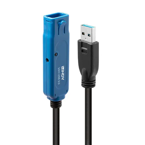 Lindy 43157 kabel USB USB 3.2 Gen 1 (3.1 Gen 1) 10 m USB A 5 Gbit/s Czarny