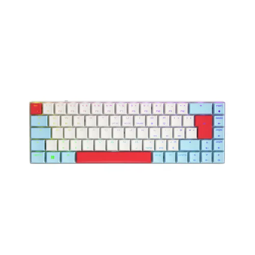 CHERRY MX-LP 2.1 Compact Wireless klawiatura Gaming RF Wireless + Bluetooth QWERTY British English Biały