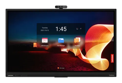 Lenovo ThinkVision T75 monitor komputerowy 190,5 cm (75") 3840 x 2160 px 4K Ultra HD LED Ekran dotykowy Czarny