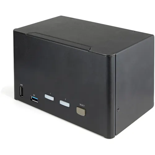 StarTech.com SV231QDPU34K przełącznik KVM Czarny