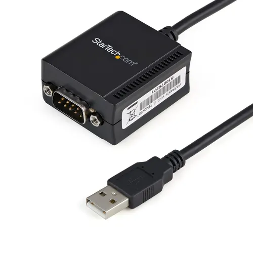 StarTech.com ICUSB2321F przejściówka do kabli DB-9 USB 2.0 A Czarny