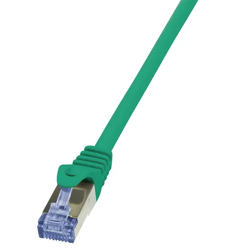 LogiLink 3m Cat.6A 10G S/FTP kabel sieciowy Zielony Cat6a S/FTP (S-STP)