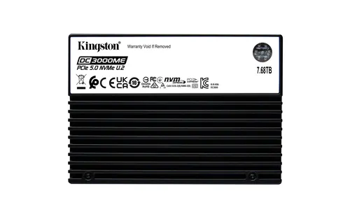 Kingston Technology 7,68TB DC3000ME U.2 PCIe 5.0 NVMe TCG Opal dysk SSD enterprise