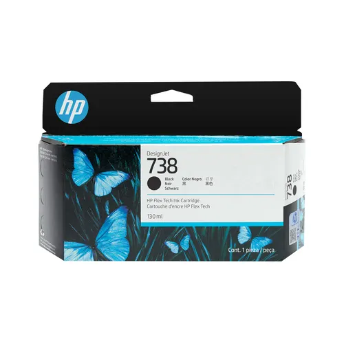 HP Wkład z atramentem czarnym DesignJet 738 130 ml