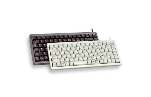CHERRY Compact keyboard, Combo (USB + PS/2), DE klawiatura Biuro USB + PS/2 QWERTY Czarny