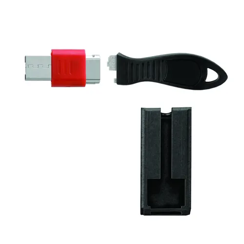 Kensington Blokada portu USB z osłoną bezpieczeństwa, kwadratowa