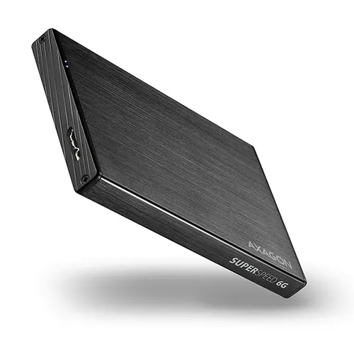 Axagon EE25-XA6 obudowa do dysków twardych Obudowa HDD/SSD Czarny 2.5"