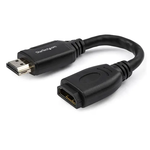 StarTech.com HD2MF6INL kabel HDMI 0,152 m HDMI Typu A (Standard) Czarny