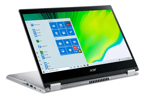 Acer Spin 3 SP314-54N-51HV Intel® Core™ i5 i5-1035G4 Hybryda (2w1) 35,6 cm (14") Ekran dotykowy Full HD 8 GB LPDDR4-SDRAM 1 TB SSD Wi-Fi 6 (802.11ax) Windows 10 Home Srebrny