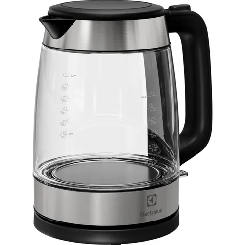 Electrolux E4GK1-4GB czajnik elektryczny 1,7 l 2200 W Czarny, Stal nierdzewna, Przezroczysty