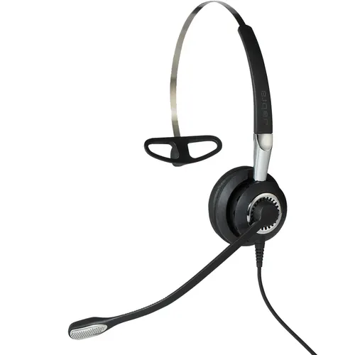 Jabra BIZ 2400 II Zestaw słuchawkowy Przewodowa Opaska na głowę, Nauszny, Opaska na szyję Biuro/centrum telefoniczne, QD, wąskopasmowy, mikrofon Type 82 NC
