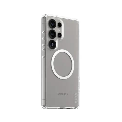 PanzerGlass CARE™ by ® Urban Combat Case Transparent w. White Qi Compatible Samsung Galaxy S25 Ultra pokrowiec na telefon komórkowy Przezroczysty