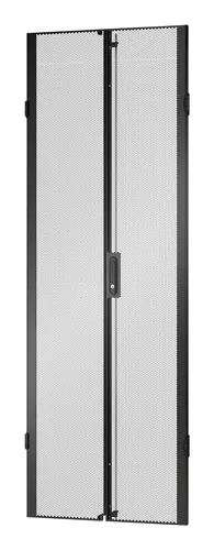 NetShelter SX Gen2 48U 750mm Wide Perforated Split Doors Black