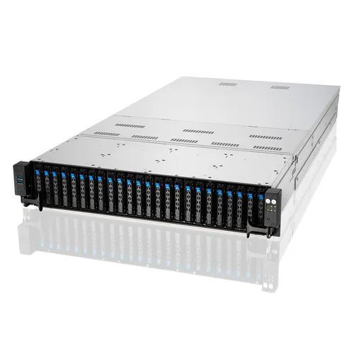ASUS Rack 2U RS720A-E11-RS24U/10G/1.6KW/24NVMe/OCP AMD MILAN 2x LGA4094 (SP3) 280W 32xDDR4 3200/2933 24x2.5 SATA/SAS/24xNVMe Intel X710-AT2 10Gb x 2 1+1 1600W 80 PLUS Platinum