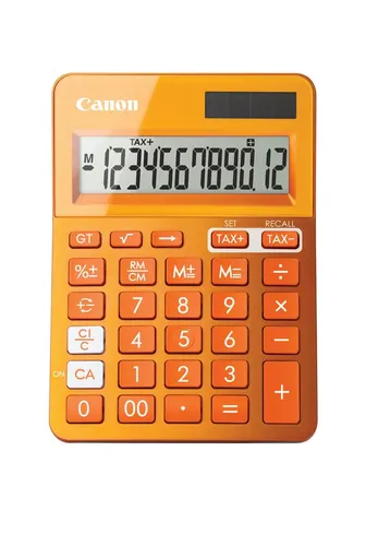 Canon LS-123k kalkulator Desktop Podstawowy kalkulator Pomarańczowy