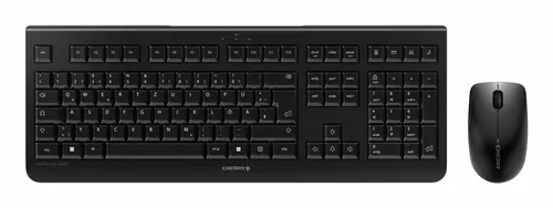 CHERRY DW 3000 klawiatura Dołączona myszka Dom/Biuro RF Wireless QWERTZ Węgierski Czarny