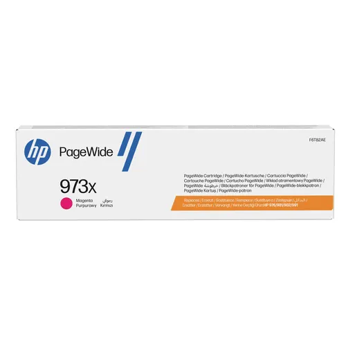HP Oryginalny purpurowy wkład atramentowy 973X PageWide XL