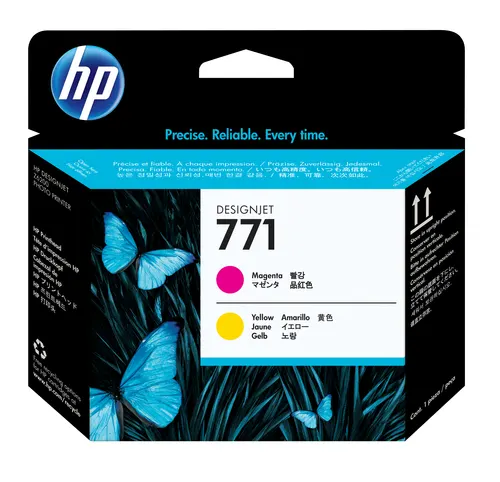 HP Głowica drukująca 771 DesignJet: purpurowy/żółty