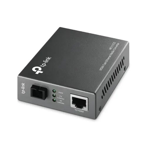 TP-Link Omada MC111CS konwerter sieciowy 100 Mbit/s Pojedynczy Czarny